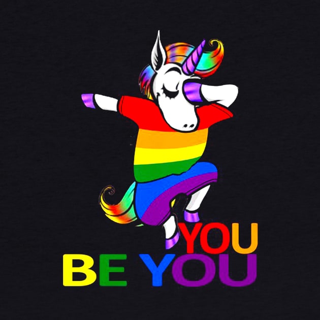 House Unicorn You Be You Rainbow Costume Gift by Pretr=ty